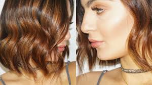 If your hair is too short for a bun in the back, make the bun on the side of your head. Glam Waves For Short Hair Ghd Curve Short Hair Tutorial Youtube