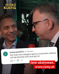 Mach Herrn Kilen jetzt zum TV-Journalisten des Jahres 🤩 Den Link zur  Romy-Abstimmung findet ihr in den Kommentaren. Peter Klien KURIER ORF