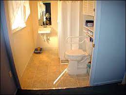 When the bathroom is going to be constantly used by someone in wheelchair or walker, other small furnishings like hampers and stools should be removed. Redesign A Tiny Bathroom To Make It A Handicap Wheelchair Accessible B Accessible Construction