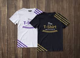 Download Free Black White Half Sleeves T Shirt Mockup Psd Good Mockups