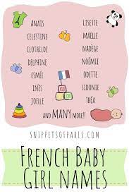 The name you give your baby daughter will help shape the woman she becomes with thousands and thousands of girls names to choose from, browse girls names alphabetically to give you a helping hand with your decision making. 264 Chic French Girl Names Pretty Unique With Meanings Snippets Of Paris