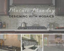 A great option for a bright white kitchen in need of some pop, or a tub surround/shower. Mosaic Monday Designing With Mosaics Msi Blog