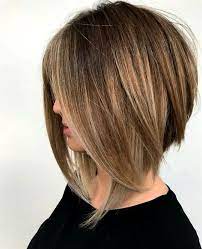 Medium Stacked Bob Bobhairstyles Angled Bob Hairstyles Hair Styles Thick Hair Styles