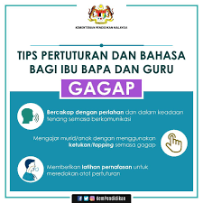 Pendidikan khas terbahagi kepada tiga bahagian, iaitu pendidikan khas pendengaran (pekak), pendidikan khas penglihatan (buta) dan pendidikan khas bermasalah kurikulum pendidikan khas dikawal selia oleh bahagian pembagunan kurikulum kpm, bidang pendidikan khas. Kpm Ø¹Ù„Ù‰ ØªÙˆÙŠØªØ± Tips Pertuturan Dan Bahasa Bagi Ibu Bapa Dan Guru Sepanjang Minggu Ini Kami Berkongsi Informasi Dan Maklumat Mengenai Pertuturan Dan Bahasa Bagi Murid Murid Infografik 2 Gagap Semoga Bermanfaat