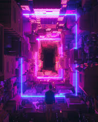Sign up for free today! Artstation Makeshift Home Beeple Neon Aesthetic Cyberpunk Art Neon Wallpaper