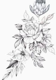 Drawing Flowers Tattoo Design Eyesketch Drawingeyes Drawingofeyes In 2020 Floral Thigh Tattoos Flower Tattoo Drawings Tattoo Artists