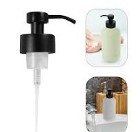 icolorfuled 2Pcs Shampoo Bottle Pump Heads Black Plastic ...