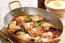 Le traditionnel riz aux pommes de terre et aux moules. Aubergines Roulees A La Mozzarella Recettes Italiennes