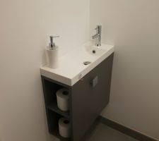 Leroy merlin idee e consigli. Photos Leroy Merlin Meuble Lave Mains Slim Gris Gris