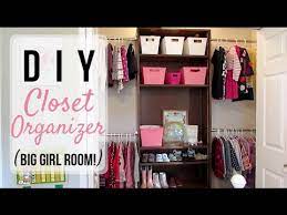 Give your closet an instant makeover with the mainstays wire shelf closet organizer. Diy Closet Organizer Toddler Big Girl Room Youtube