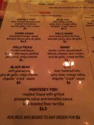 Check spelling or type a new query. Taco Menu Picture Of Calexico Park Slope Brooklyn Tripadvisor