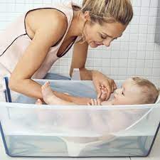 It works well until about age 4. Stokke Flexi Bath With Newborn Support Babylist Store