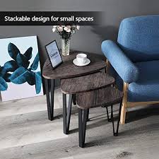 The sleek design and classic build make this a great choice for any home. Industrial Nesting Tables Living Room Coffee Table Sets Of 3 Stacking End Side Tables Nightstands Vintage Night Tables Farmhouse Goals