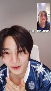 During the KMStation Video Fan Call Event, this STAY asked Innie to pick a  SKZ Song for her to dance to and Innie picked "Domino". Needless to say, I  think he really enjoyed her dance skills! 💖