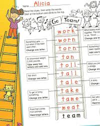 (you might do the 5 welcome to word ladders! Multisensory Monday Word Ladders Word Ladders Words Sensory Words