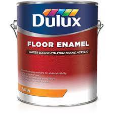 You need to sand it down or scuff it up. Dulux Water Based Floor Enamel