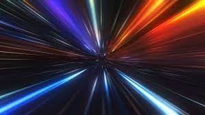 Light Speed Tunnel Flight Speed Art Light Art Cube Light
