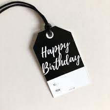Kami adalah pembuat album kenangan sekolah. Jual Hang Tag Gift Tag Kartu Ucapan Happy Birthday Hitam Putih Isi 5 Jakarta Selatan Kre Ker Ton Tokopedia