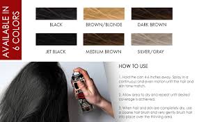Jerome russell spray on hair color thickener color: Amazon Com Jerome Russell Spray On Color Jet Black Hair Thickener For Fine And Thinning Hair Conceals Bald Spots Grey Hair Hides Root Re Growth And Cover Hair Extension Tracks Works For Men And
