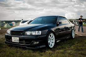 Toyota Chaser Jzx100 Toyota Black Car Jdm Cars