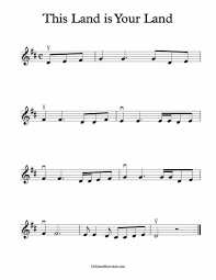 Seize your chance to lead your people's resistance and liberate your land from the settlers on this limited time offer! Here Is Free Violin Sheet Music For This Land Is My Land In The Keys Of A Bb C D Eb F And G Major Free Violin Sheet Music Violin Sheet
