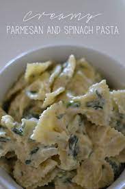 Super Easy Looking Spinach Parm Pasta Pasta Recipes Spinach Pasta Recipes