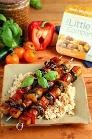 Grilled Veggie Kebabs With Creamer Potatoes Tofu I Love Vegan