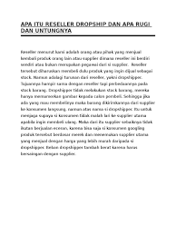 Maksud rak buku dalam bahasa inggeris : Apa Itu Reseller Dropship Dan Apa Rugi Dan Untungnya