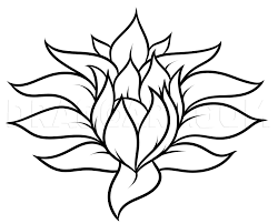 Don't let anyone tell you that tracing is cheating. Drawing A Pretty Flower Easy Coloring Page Trace Drawing