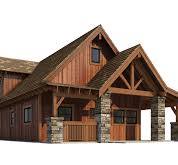 The Chinook Cabin Kit - 3 Bedroom Cabin Plan - DC Structures
