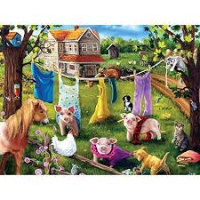 These jigsaw puzzles make great keepsakes that can be passed down over generations by gluing and framing. Bits And Pieces 300 Large Piece Jigsaw Puzzle For Adults 18 X 24 Finished Size Fashion Show 300 Pc F Larger Piece Jigsaw Puzzles Animals Cute Animals