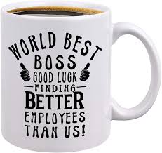 Amazon.com: Best Boss Going Away Gifts - World Best Boss Good Luck Finding  Better Employees Than Us - Funny Leaving Farewell Moving, New Job  Promotion, Retirement, Birthday Gifts for Boss Men Women -