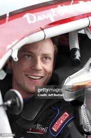 Derek Thorn, driver of the Sunrise Ford, leads the field during the... News  Photo