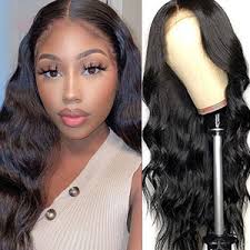 Amazon.com : Beauty Queen Synthetic Lace Front Wig Lace Wigs Body Wave Wig  Pre Plucked Synthetic Wigs for Black Women 24 inch : Beauty & Personal Care