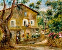 Pierre Auguste Renoir The Maison De Collette In Cagnes 1912 Pierre Auguste Renoir Renoir Paintings Renoir