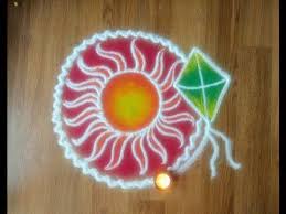 Makar Sankranti Rangoli Design With Colours Youtube Colorful Rangoli Designs Rangoli Designs Free Hand Rangoli Design Festivals like lohri, pongal and makar sankranthi are on the way and people do kolams or rangoli designs with various colours and even competitions are held to encourage the old and young artisans. makar sankranti rangoli design with