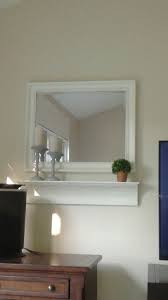This explains different options for installing bathroom mirrors of different types. Mirror And Shelf To Look Like Windowsill Bathroom Mirror Home Decor Kitchen Wall