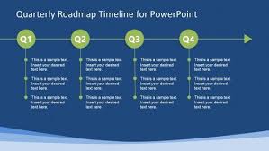 Simple Quarterly Roadmap Timeline For Powerpoint Powerpoint Templates Powerpoint Slide Designs Powerpoint