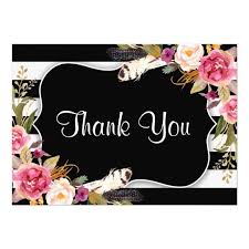 Black And White Floral Invitation Design Create Your Own Invitation Zazzle Com In 2020 Invitations Thank U Cards Thank You Cards