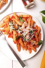Enjoy The Sweet And Spicy Flavors Of This Vegan Pasta All Arrabiata With Roasted Garlic Diced Tomatoes Spicy Pasta Recipes Tasty Pasta Beef Recipes For Dinner