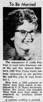 Loyd Allen Eisenhart-Linda Kay Yost engagement (Dover, PA)