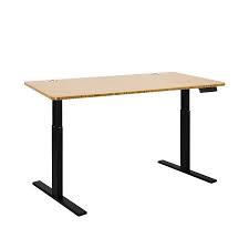 Autonomous Smartdesk Height Adjustable Standing Desk Single Motor Black Frame Bamboo Classic Top Walmart Com Adjustable Height Standing Desk Adjustable Standing Desk Standing Desk