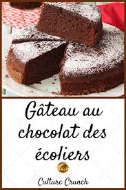 Gateau Au Chocolat Des Ecoliers La Recette Facile Gateau Chocolat Facile Gateau Chocolat Gateaux Et Desserts