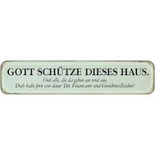 Deine meinung zu »gott schütze dieses haus«. Schild Spruch Gott Schutze Dieses Haus Finazamt 46 X 10 Cm 7 99
