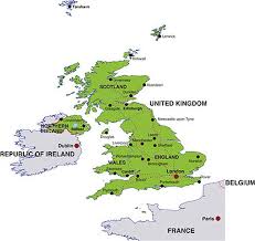 Insel im nordatlantik vor der für den historischen zustand siehe königreich großbritannien. Karte Von Grossbritannien