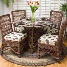 Small Naples Dining Set In 2020 Wicker Furniture Wicker Dining Room Chairs Wicker Dining Chairs