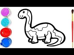 Berikut ini adalah daftar lengkap antonim. Dinosaurus Warna Warni Belajar Menggambar Dan Mewarnai Untuk Anak Khá»§ng Long