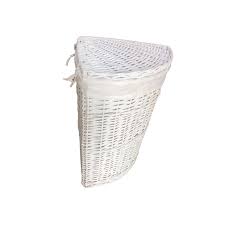 Versailles White Corner Hamper Dunelm Basket Hamper Storage Wicker Free delivery and returns on ebay plus items for plus members.