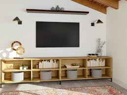 The way accessories take an outfit from wearable to wow, vintage decor makes a room really sing. Tv Wall Decor 10 Ways To Decorate The Wall Behind Your Tv Modsy Blog