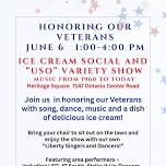 Ice Cream Social and "USO" Variety Show